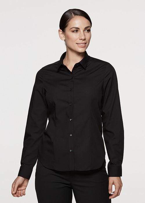 Aussie Pacific Ladies Kingswood Long Sleeve Shirt 2910L Corporate Wear Aussie Pacific   